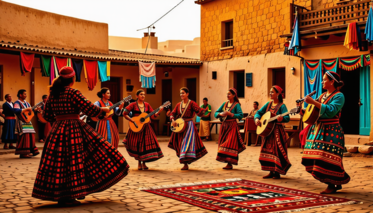 découvrez l'univers fascinant de la danse et de la musique des régions berbères, un patrimoine riche et vibrant qui célèbre la culture et les traditions ancestrales. plongez dans l'harmonie des rythmes envoûtants et des mouvements captivants, révélant l'âme des communautés berbères à travers des performances authentiques et des mélodies inoubliables.