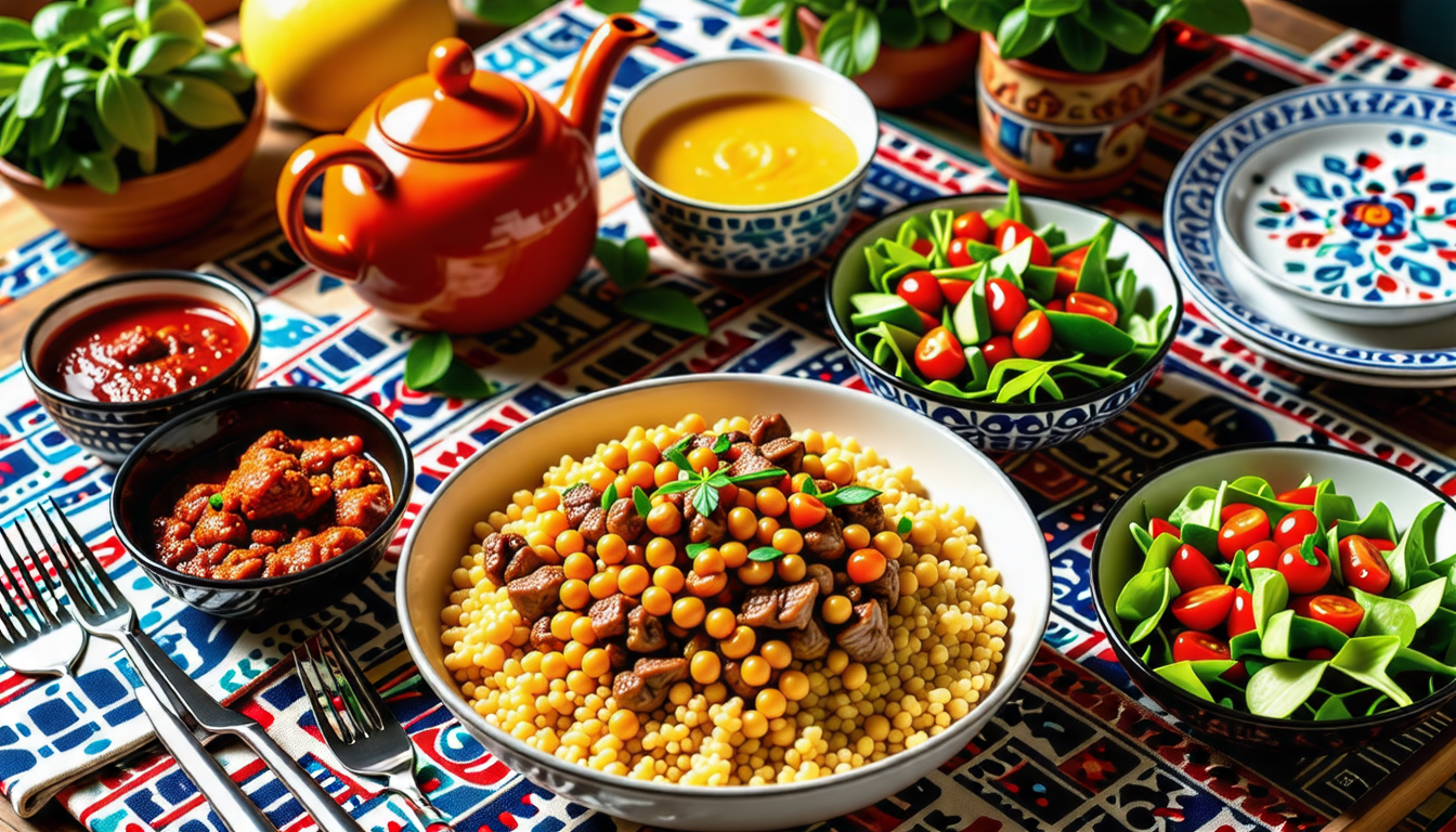 découvrez le couscous, un plat traditionnel incontournable servi chaque vendredi en famille. plongez dans l'art de préparer ce repas emblématique, riche en saveurs et en convivialité, et explorez ses différentes variantes qui séduisent petits et grands.