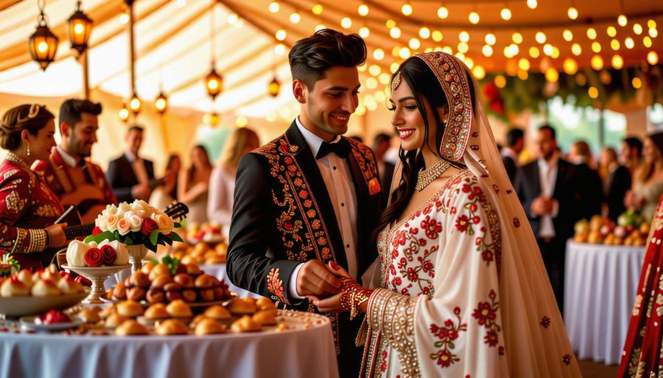 découvrez les richesses des traditions et des étapes du mariage marocain, une célébration unique mêlant coutumes ancestrales et festivités colorées. plongez dans l'univers féérique des cérémonies, des rites symboliques et des moments inoubliables qui font de chaque mariage marocain un événement exceptionnel.