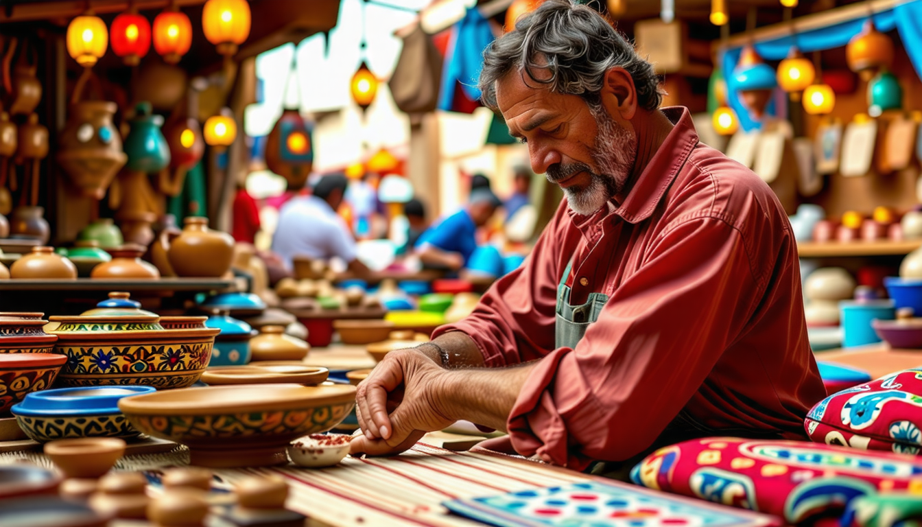 découvrez comment l'artisanat marocain façonne l'identité culturelle du pays, en préservant des traditions séculaires et en reflétant la richesse de son patrimoine. explorez les techniques uniques, les artisans passionnés et l'importance de l'artisanat dans la vie quotidienne des marocains.